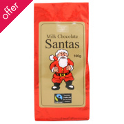 Milk Chocolate Santas